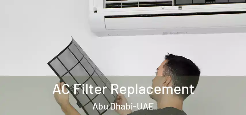 AC Filter Replacement Abu Dhabi-UAE