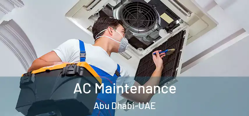 AC Maintenance Abu Dhabi-UAE