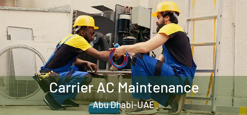 Carrier AC Maintenance Abu Dhabi-UAE
