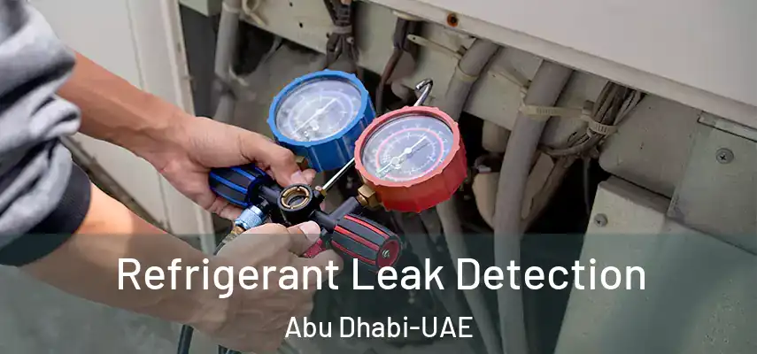Refrigerant Leak Detection Abu Dhabi-UAE